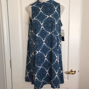 Mock turtleneck sundress